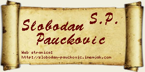 Slobodan Paučković vizit kartica